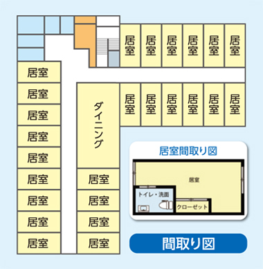 トートイス前橋2号館　間取り図
